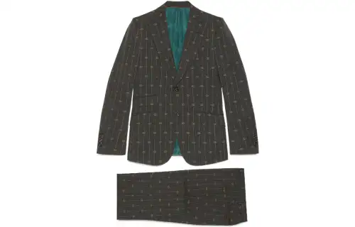 GUCCI Business Suits Men's Lapel Moderate