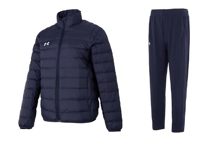 Under Armour Casual Sportswear Sets Men's Stand Collar Moderate