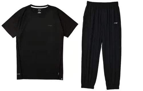 Li Ning Casual Sportswear Men's Crew Neck Moderate