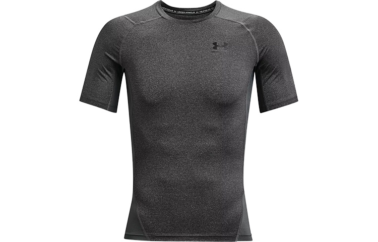 Under Armour Training short-sleeved fitness clothing for men, charcoal gray