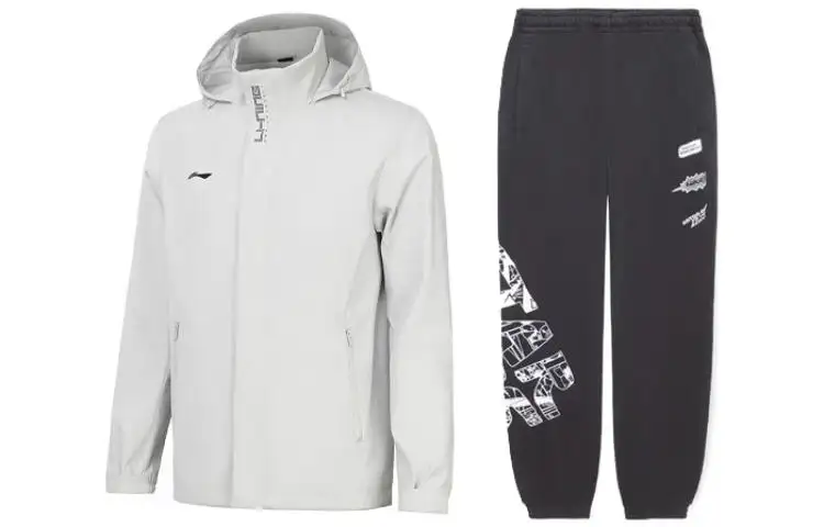 Li Ning Casual Sportswear Men's Hooded Moderate