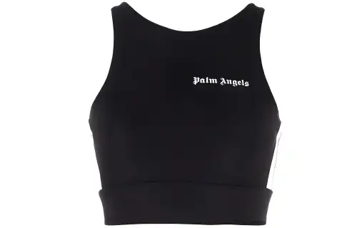 Palm Angels stripe-detail performance top
