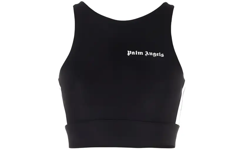 Palm Angels stripe-detail performance top