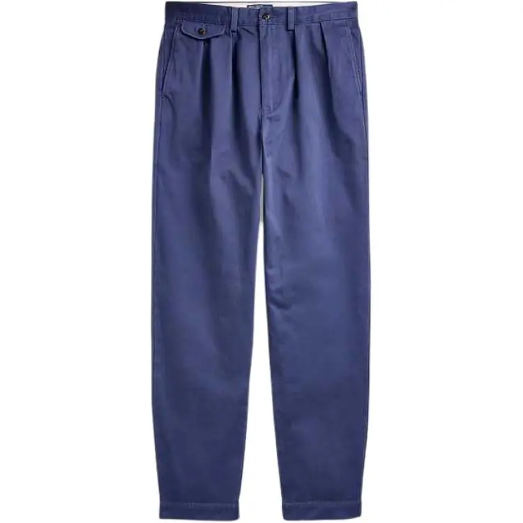 Polo Ralph Lauren SS25 Casual Pants Loose Fit Men's Blue