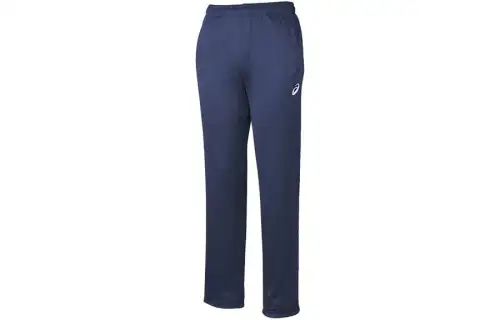 ASICS Casual Pants Men's Blue Moderate Straight Fit Pants