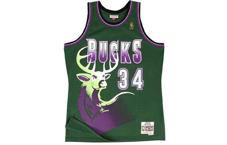 Mitchell Ness Nba Kids Milwaukee Bucks Ray Allen 1996 97 Swingman Alternate Jersey