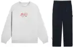 Li Ning Casual Sportswear Men's Crew Neck Moderate