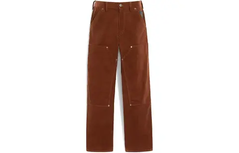COACH Casual Pants Men's Brown Moderate Straight Fit Pants