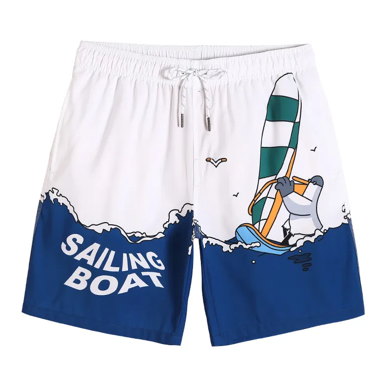 GAILANG Beach Shorts Men's White