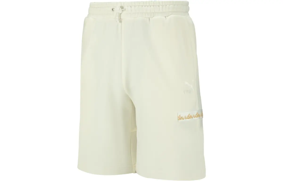 PUMA SS23 Chinese Culture Tribute Collection Casual Shorts Unisex White Moderate