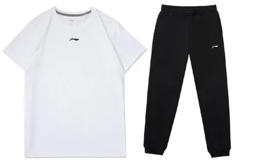 Li Ning Casual Sportswear Men's Crew Neck Moderate