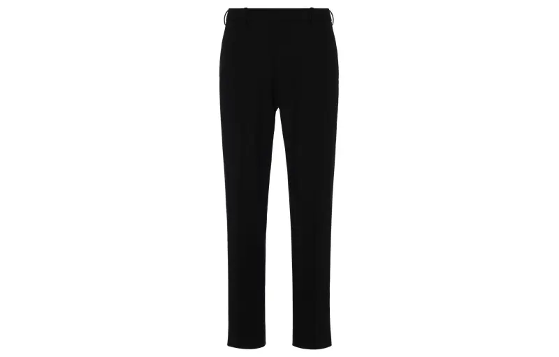 UNIQLO Casual Pants Men's Black Moderate Straight Fit Pants