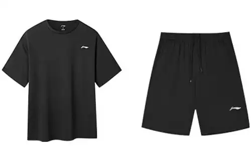 Li Ning Casual Sportswear Men's Crew Neck Moderate