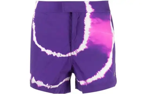 OFF-WHITE tie-dye printed shorts