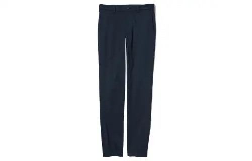 UNIQLO Casual Pants Unisex Navy Blue Moderate Straight Fit Pants