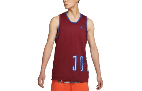 Jordan Basketball Jersey Men's Burgundy