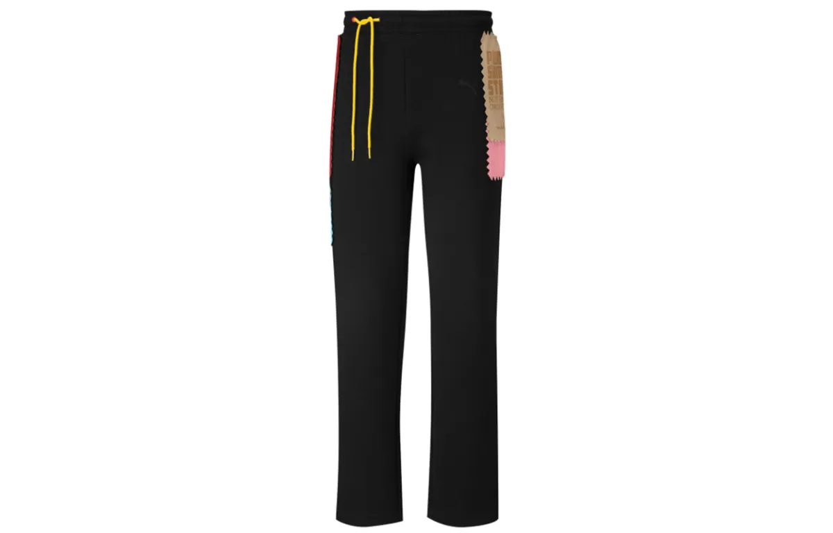 PUMA Knitted Sweatpants Men's Black