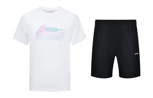 Li Ning Casual Sportswear Men's Crew Neck Moderate