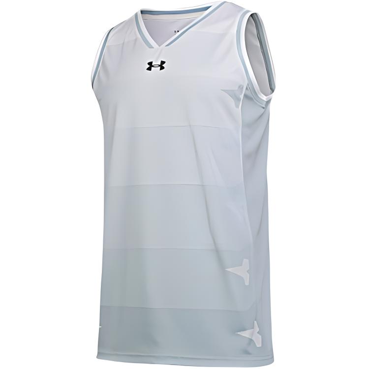 Under Armour Basketball Jerseys Men’s White Moderate Straight Fit