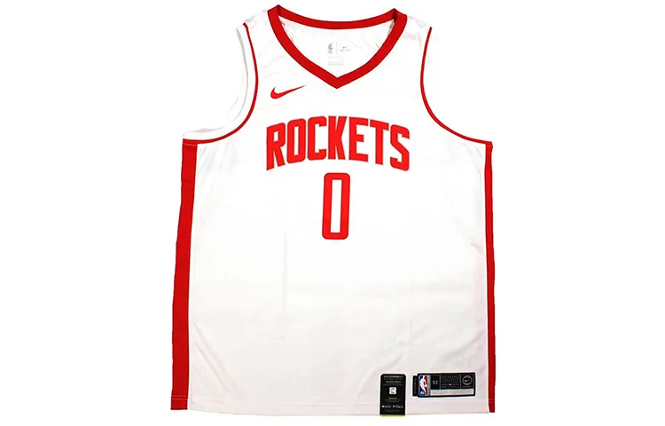 Nike Basketball Jerseys Men's White Moderate Straight Fit