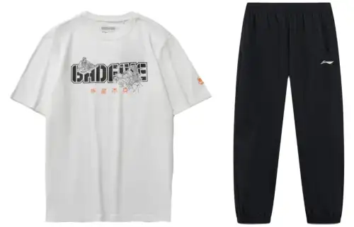 Li Ning Casual Sportswear Men's Crew Neck Moderate