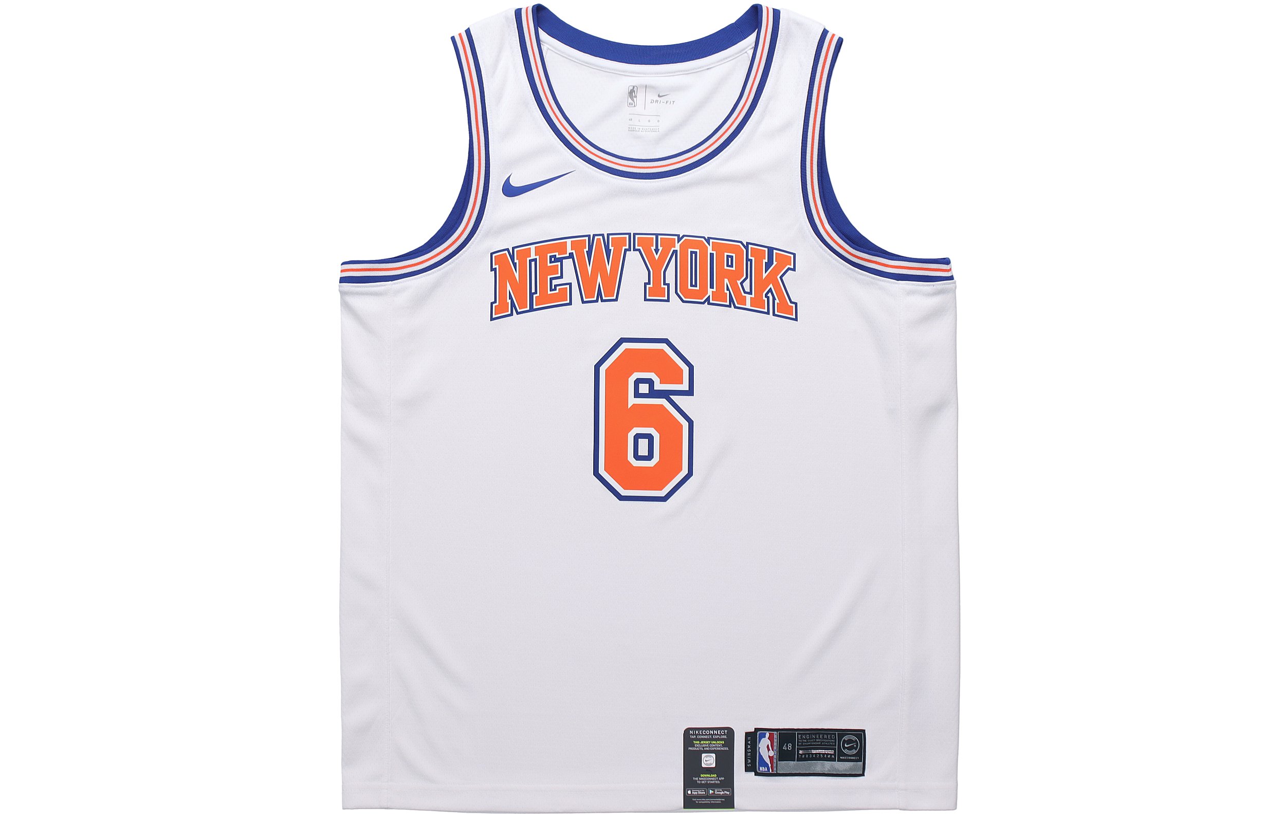 Nike Basketball Jerseys Men’s White Moderate Straight Fit