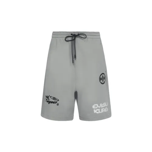 EVISU Casual Shorts Men's Light Gray Moderate