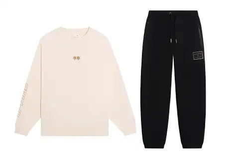 Li Ning Casual Sportswear Men's Crew Neck Moderate