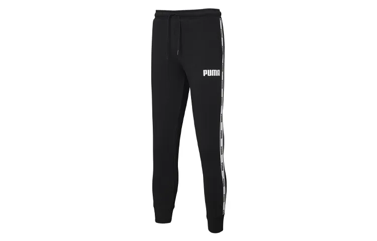 PUMA Knitted Sweatpants Men's Black