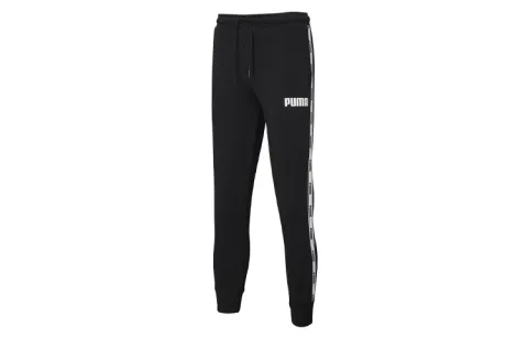 PUMA Knitted Sweatpants Men's Black