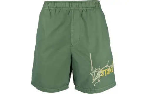 STONE ISLAND Casual Shorts Men's Green Moderate