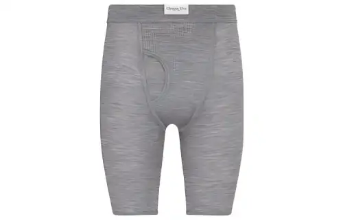 Dior Logo Patch Ribbed Shorts