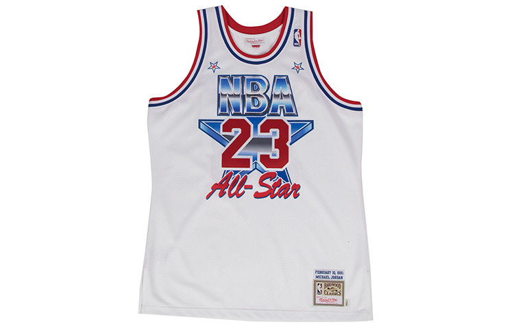 Mitchell Ness Basketball Jersey Unisex White