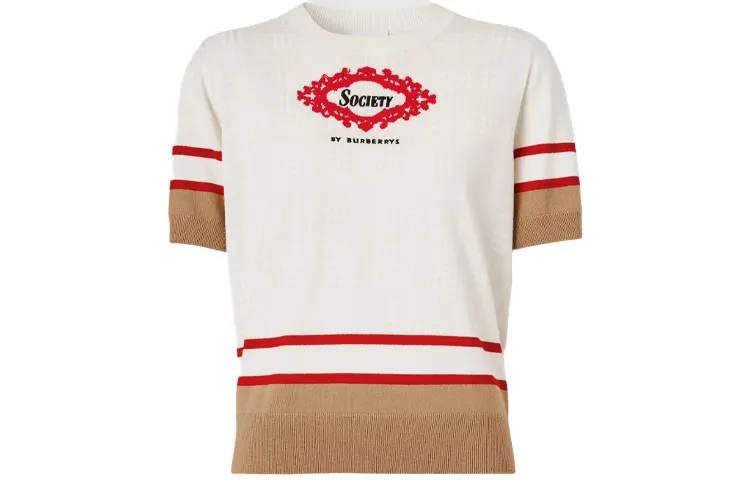 Burberry Loose Fit Sweater Women's White