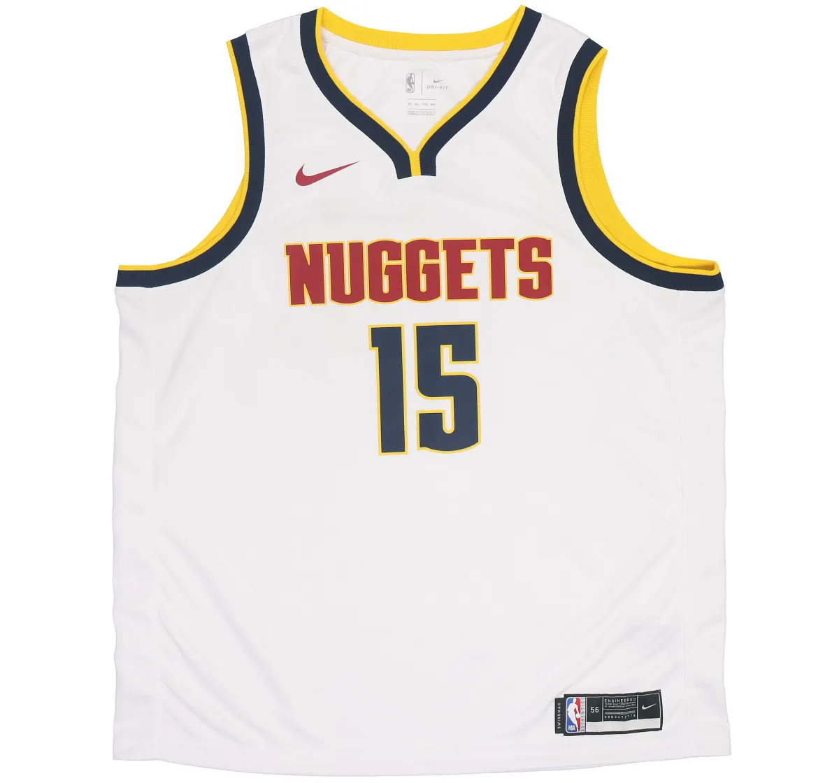 Nike NBA Basketball Jerseys Men's White Moderate Straight Fit
