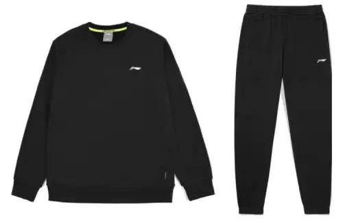 Li Ning Casual Sportswear Men's Crew Neck Moderate