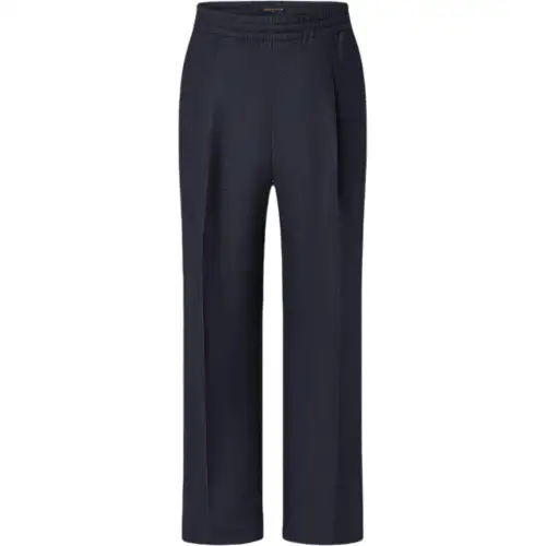 Lv Wool Drawstring Tailored Pants