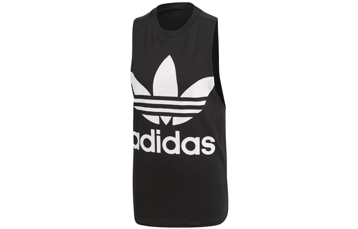 Adidas Originals Tank Tops Women's Black Crew Neck Moderate Other