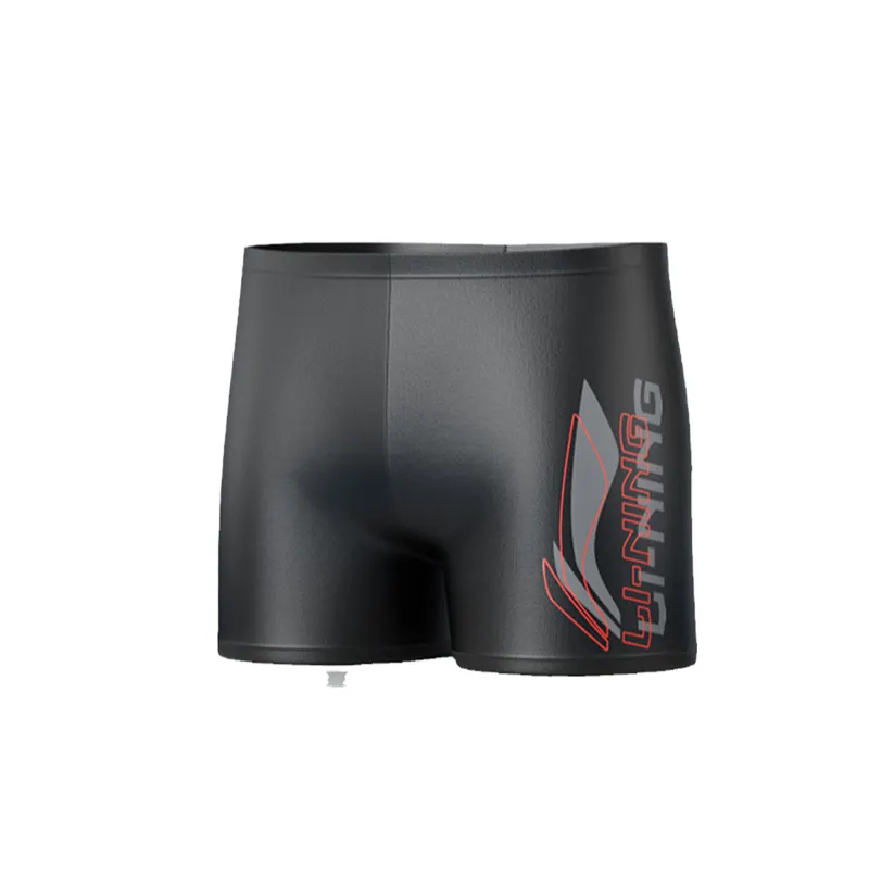 Li Ning Swimming Shorts Men's Moderate Mid Length Swim Shorts