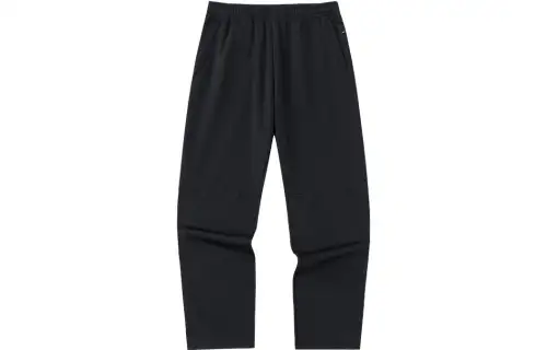 ANTA Running Collection Casual Pants Men's Black Moderate Straight Fit Pants