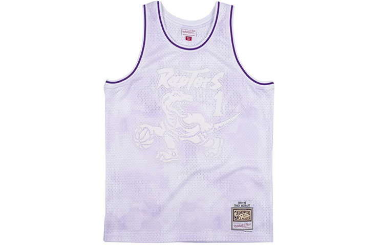 Mitchell Ness Basketball Jersey Unisex Light Purple