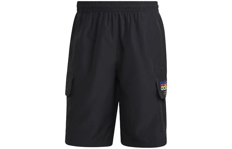 Adidas Originals Casual Shorts Men's Black Moderate