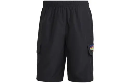 Adidas Originals Casual Shorts Men's Black Moderate