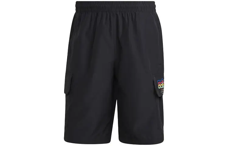 Adidas Originals Casual Shorts Men's Black Moderate