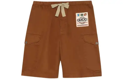 GUCCI Casual Shorts Men's Brown