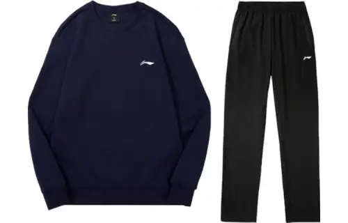 Li Ning Casual Sportswear Men's Crew Neck Moderate