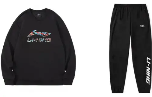 Li Ning Casual Sportswear Men's Crew Neck Moderate