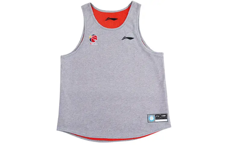 Li Ning CBA Collection Tank Top Unisex Orange Gray