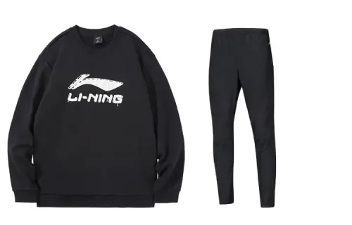 Li Ning Casual Sportswear Men's Crew Neck Moderate