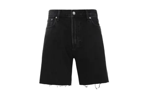 CALVIN KLEIN Denim Shorts Men's Black